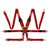 Momo Automotive Accessories 6 Point Harness System Cam Lock Red Mo1255120001