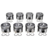 Michigan 77 Piston Set W/Rings Ford 6.0L Diesel 8Pk 224-3503Wr