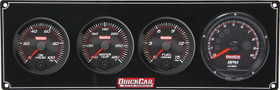 Quickcar Racing Products Redline 3-1 Gauge Panel Op/Wt/Fp W/Recall Tach 69-3042