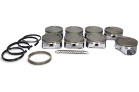 Icon Pistons Ls 6.0/6.2L Dish Forged Piston/Ring Set 4.005 Ic532Cakts.005