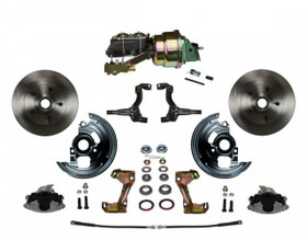 Leed Brakes Power Front Brake Kit W/ Plain Rotors Zinc Fc1002-K1A3