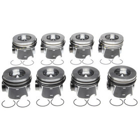 Michigan 77 Piston Set W/Rings Ford 6.4L Diesel 8Pk 2243666Wr075Mm