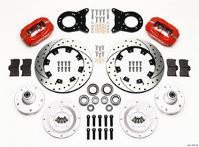 Wilwood Front Disc Brake Kit Red Hd 65-69 Mustang 140-11072-Dr