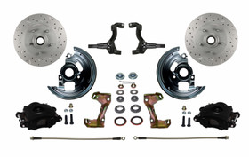 Leed Brakes A  F & X-body Spindle Mo unt Kit Cross Drilled an BFC1002SMX