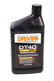 Driven Racing Oil Dt40 5W40 Synthetic Oil 1 Qt Bottle 2406