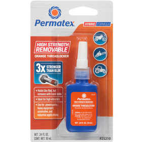 Permatex High Strength Removable Orange Threadlocker 10Ml 25210