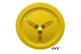 Dominator Racing Products Wheel Cover Bolt-On Yellow Real Style 1006-B-YE