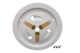 Dominator Racing Products Wheel Cover Bolt-On White 1013-B-WH