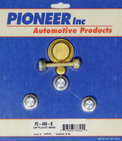 Pioneer Chevy Ls Freeze Plug Kit Brass Pe-496-B
