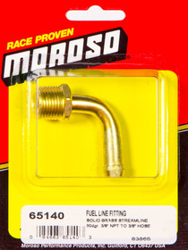 Moroso 3/8Npt-3/8In. Fuel Fitting 65140