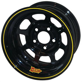 Aero Race Wheels 15X8 1In 4.75 Black  50-184710