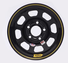 Aero Race Wheels 15X8 2In 4.50 Black  52-184520