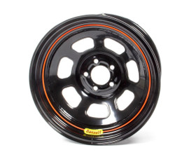 Bassett Wheel 15X7 5X100Mm D- Hole 3In Bs Black 57Sn3
