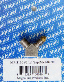 Magnafuel/Magnaflow Fuel Systems Jet Adapter Fitting - #3 X 1/8In X 1/8In W/Pill Mp-3110