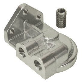 Derale Single Left-Port Filter Mount 3/8In Npt 25750