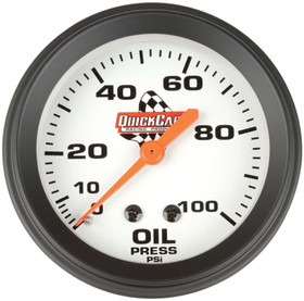 Quickcar Racing Products Oil Pressure Gauge 2-5/8In 611-6003
