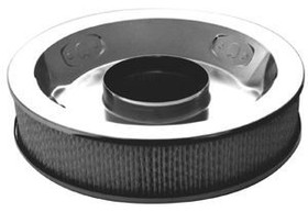 Racing Power Co-Packaged Chrome 14In X 3In Air Cleaner W/Paper Element R7195