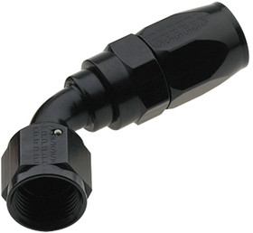 Fragola Hose Fitting #6 60 Deg Pro-Flow Black 226006-Bl