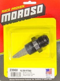 Moroso Filter Fitting-3/4In Npt -12An Male 23960