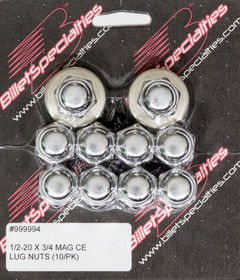 Billet Specialties 1/2-20 X 3/4 Mag Lug Nuts (10/Pk) 999994
