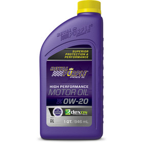 Royal Purple 0W20 Multi-Grade Sae Oil 1 Quart Dexos 1020