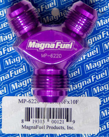 Magnafuel/Magnaflow Fuel Systems Y-Fitting - 1 #12An & 2 #10An Mp-6220
