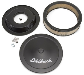 Edelbrock 14In Signature Series A/C - Black 1223