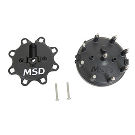 Msd Ignition Distributor Cap - Ford Hei- Black 84083