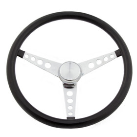 Grant Classic 15In Black Vinyl Wheel - Chrome 3-Spoke 277