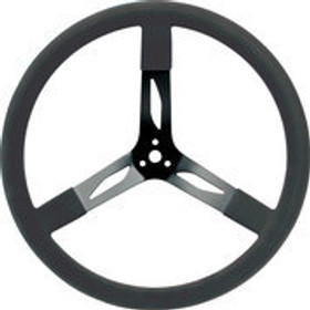 Quickcar Racing Products 17In Steering Wheel Steel Black 68-004