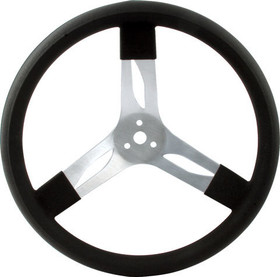Quickcar Racing Products 17In Steering Wheel Alum Black 68-002