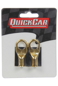 Quickcar Racing Products Power Ring 4 Awg 1/2In Hole Pair W/Heat Shrink 57-535
