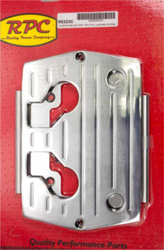 Racing Power Co-Packaged Optima Alum Ball Milled Battery Tray Chrome R6323C