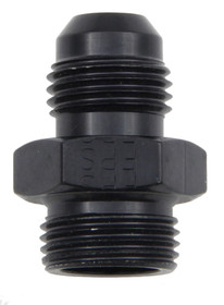 Fragola Male Adapter Fitting #6 X 5/8-20 Carter Black 491950-Bl