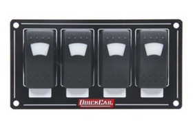 Quickcar Racing Products Accessory Panel 4 Switch Rocker Lighted 52-717