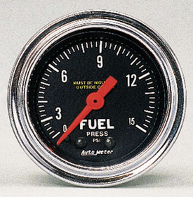 Autometer 0-15 Fuel Pressure Gauge 2411 Autometer 0-15 Fuel Pressure Gauge 2411