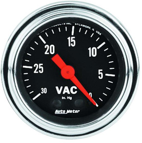 Autometer Vacuum  30 In.Hg.  2484