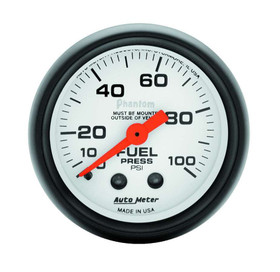Autometer 2-1/16In Phantom Fuel Pressure Gauge 0-100 Psi 5712