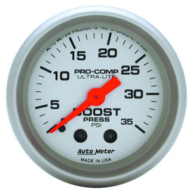 Autometer 2-1/16In Ultra-Lite 0-35 Boost Gauge 4304