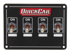 Quickcar Racing Products Accessory Panel 4 Switch Weatherproof 50-719