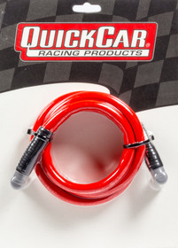 Quickcar Racing Products Coil Wire - Red 48In Hei/Hei 40-481
