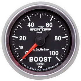 Autometer 2-1/16In S/C Ii Boost Gauge 0-100Psi 3606