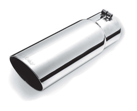Gibson Exhaust Stainless Single Wall An Gle Exhaust Tip 500554