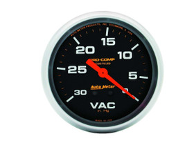 Autometer Vacuum  30 In.Hg. Lfg  5484