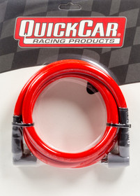 Quickcar Racing Products Coil Wire - Red 60In Hei/Socket 40-605