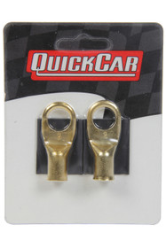 Quickcar Racing Products Power Ring 2 Awg 1/2In Hole Pair W/Heat Shrink 57-560