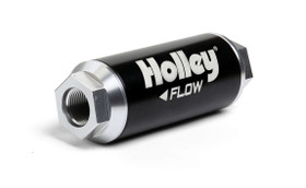 Holley Billet 4500 Fuel Filter -12An 100-Micron 260Gph 162-572