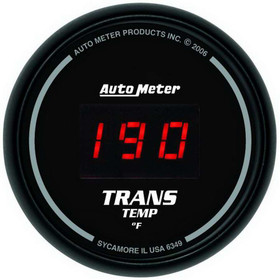 Autometer 2-1/16In Dg/B Trans Temp Gauge 6349