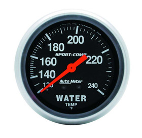 Autometer 120-240 Water Temp Gauge  3433