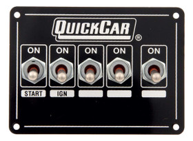 Quickcar Racing Products Ignition Panel - Dual Ing. W/X-Over & 3 Whl Bk 50-7713